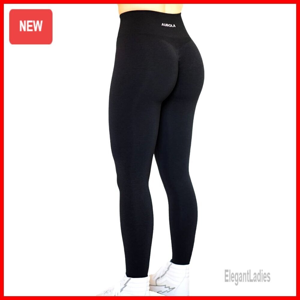 High Waist Seamless Leggings Tummy Control 7/8 Length Workout Yoga Pants